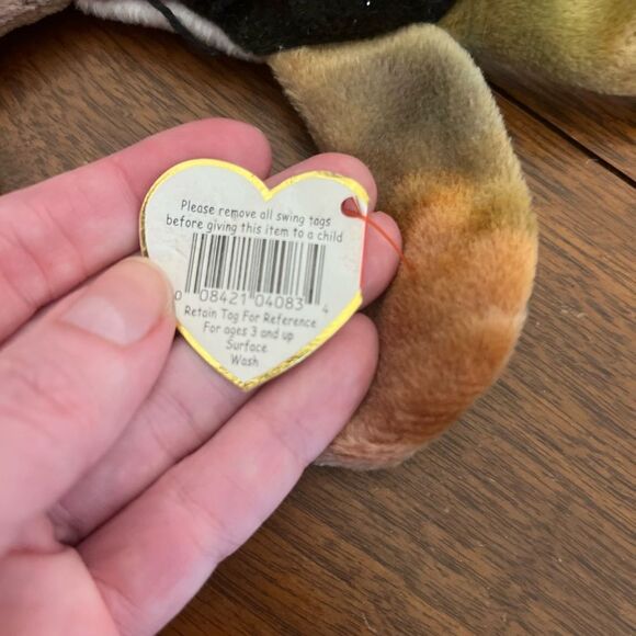 Very Rare Ty Beanie Babies Claude the Crab 1996 Original Retired with Errors - Picture 4 of 9